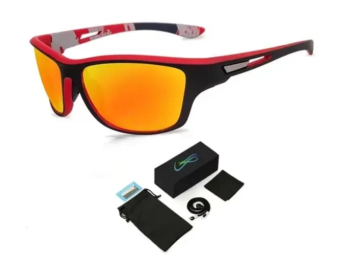 Lunettes de soleil de pêche polarisées de luxe