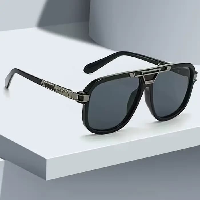 Lunettes de soleil à grande monture pour femmes