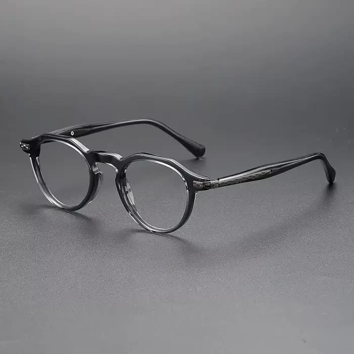 FIRADA 2025 Nouvelles Lunettes Confortables Tendance Rétro Luxe en Acétate Montures Rondes pour Hommes et Femmes 221-C