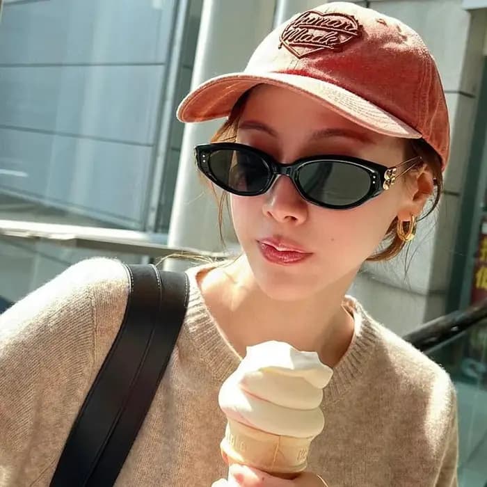 Lunettes de soleil tendance coréenne Ins pour hommes