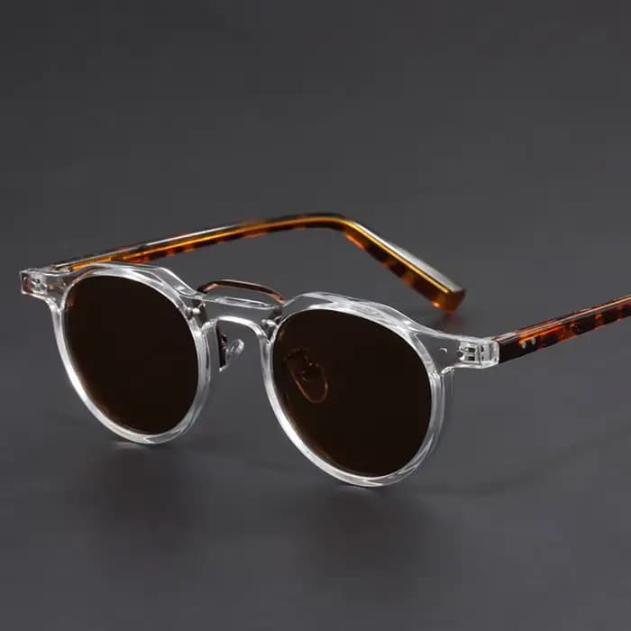 Lunettes japonaises transparentes Vintage hommes