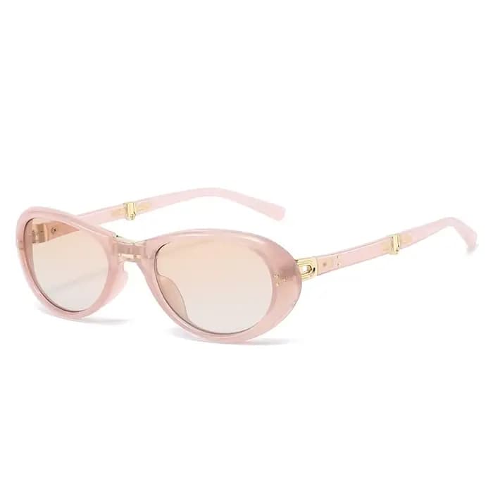 Lunettes de soleil ovales de styliste pour femmes et hommes