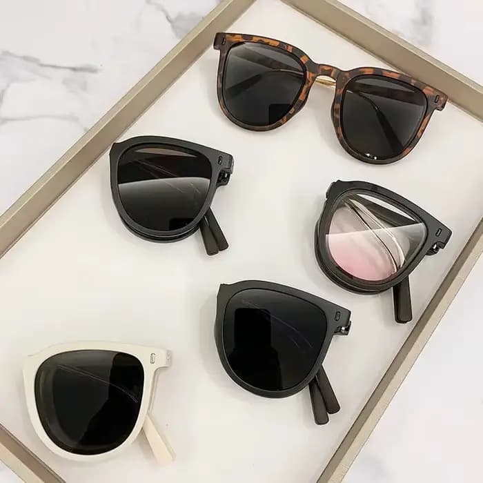 Nouvelles lunettes de soleil pliables pour femmes
