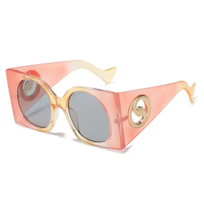 Lunettes de soleil carrées colorées pour femmes et hommes