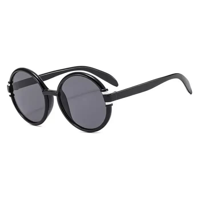 Lunettes de soleil rondes de luxe de marque pour femmes et hommes 2026 – Style vintage