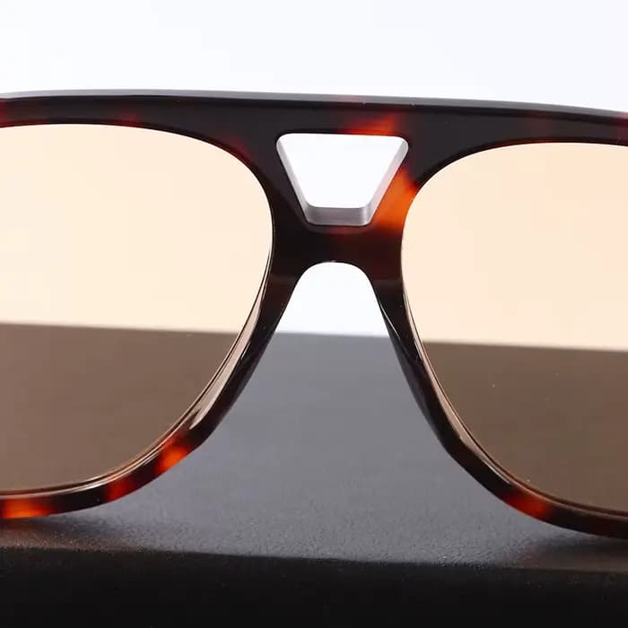 Lunettes de soleil de luxe en acétate pour femmes