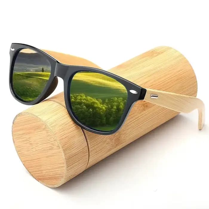Lunettes de soleil en bois pour hommes