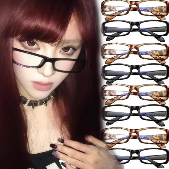 Lunettes japonaises coréennes à petite monture carrée pour femmes