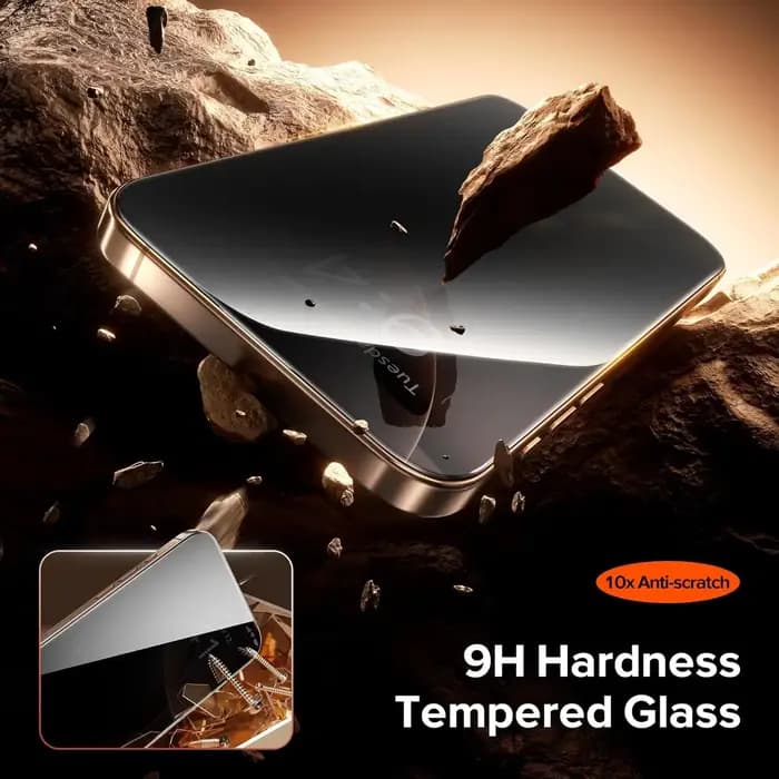 Verre trempé Anti-espion pour IPhone 17/17 Pro Max/17Air/17Pro, protecteur d'écran, installation facile, Kit d'alignement automatique sans poussière