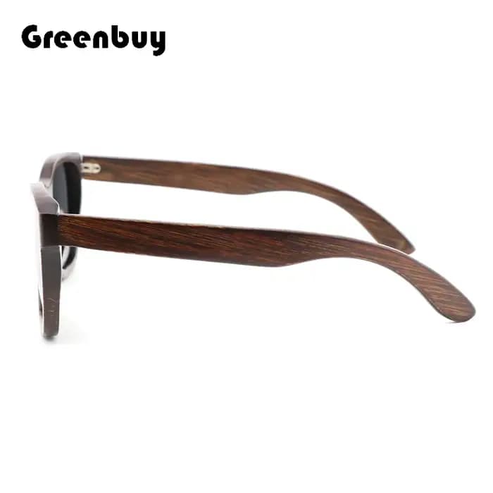 Lunettes de soleil en bambou marron, faites à la main, rétro, polarisées, pour femmes et hommes, protection UV 400, anti-reflets, pour voyage et activités de plein air