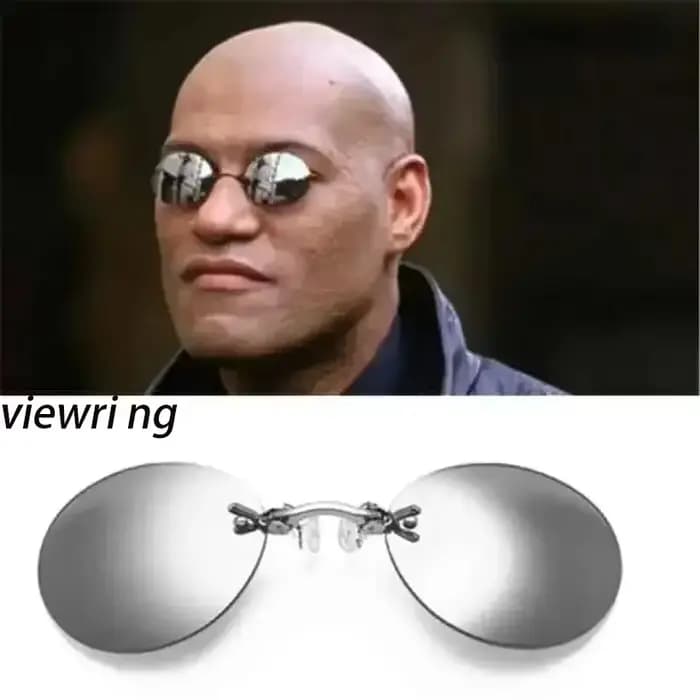  Lunettes de soleil VIEWRING1-2PCS à clipser sur le nez