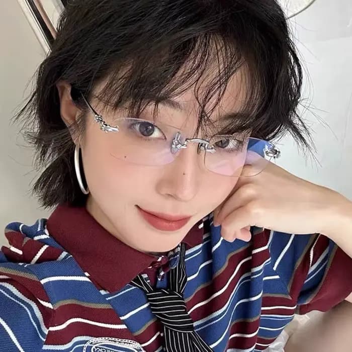 Lunettes à monture carrée pour hommes et femmes