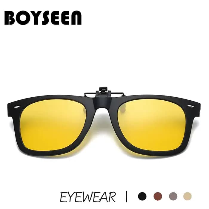 BOYSEEN 2026 Produit Tendance Lunettes de Soleil Photochromiques Polarisées à Clipser pour Hommes et Femmes
