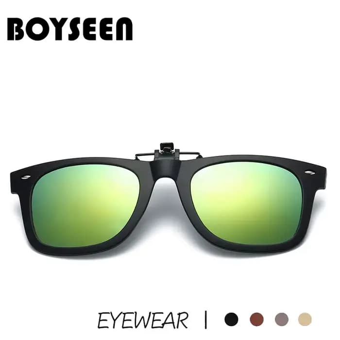 BOYSEEN 2026 Produit Tendance Lunettes de Soleil Photochromiques Polarisées à Clipser pour Hommes et Femmes