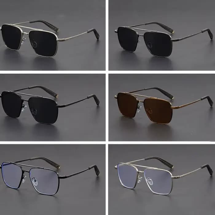 Lunettes de soleil à verres dégradés pour hommes