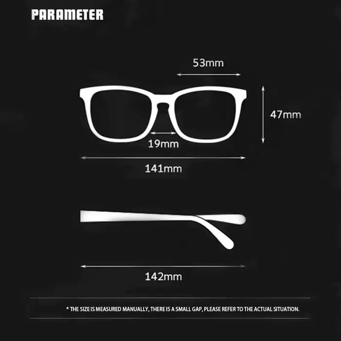 RUOBO Rivet Anti lumière bleue lunettes cadre pour hommes femmes Transparent optique