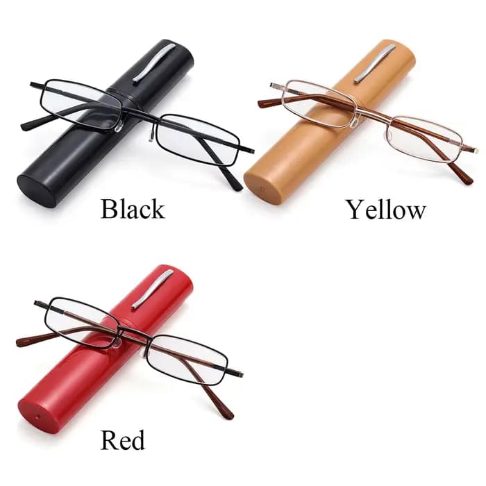 Lunettes de lecture ultralégères avec étui pour stylo