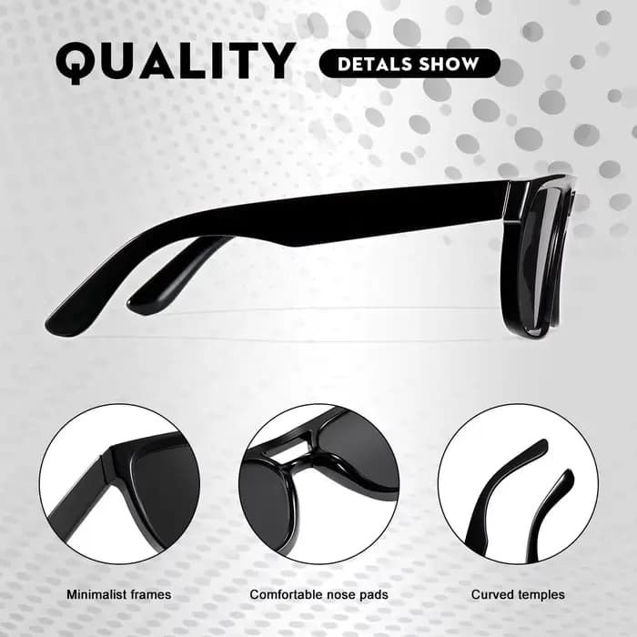 CRIXALIS Lunettes de soleil vintage bombées pour femmes