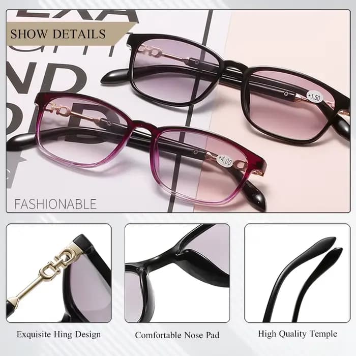 CRIXALIS luxe lunettes de lecture solaire pour femmes mode dégradé lentille dame lecteurs
