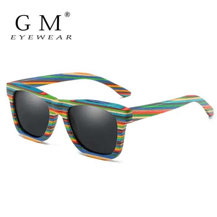 Lunettes de soleil en bois polarisées pour hommes et femmes