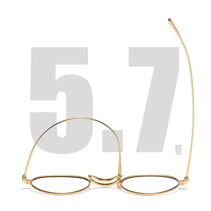 Lunettes en titane pur pour hommes et femmes