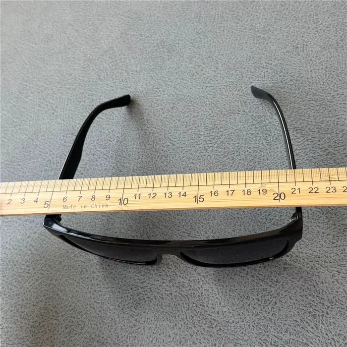 Vazrobe 160mm surdimensionné hommes lunettes de soleil polarisées femmes noir tortue