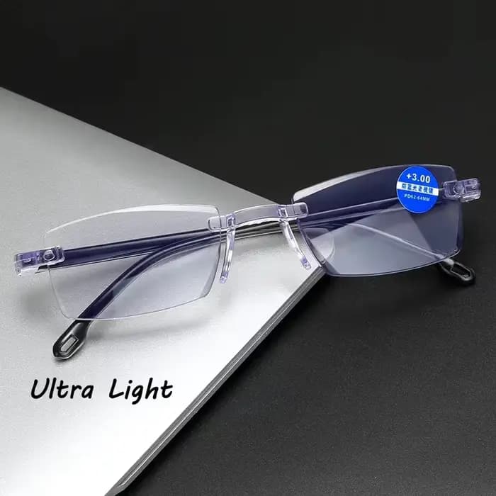 Lunettes de lecture bifocales anti-lumière bleue de près et de loin pour hommes