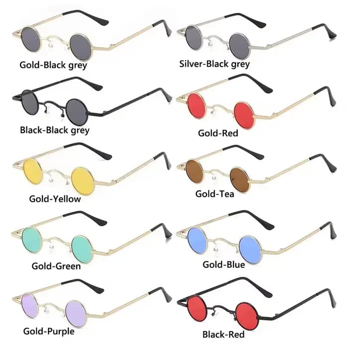Petites lunettes rondes pour femmes et hommes