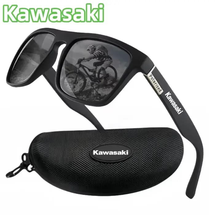 Kawasaki – lunettes de soleil polarisées carrées vintage pour hommes et femmes
