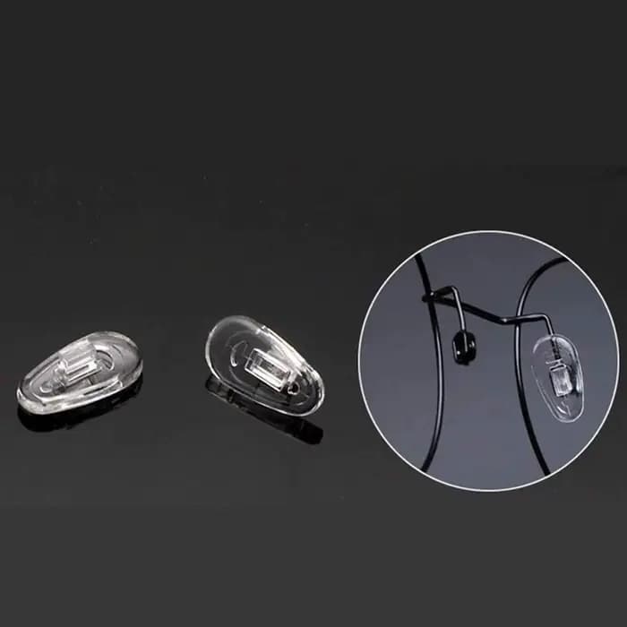 10 pièces (5 paires) plaquettes nasales en Silicone de qualité supérieure pour lunettes – coussin d'air doux