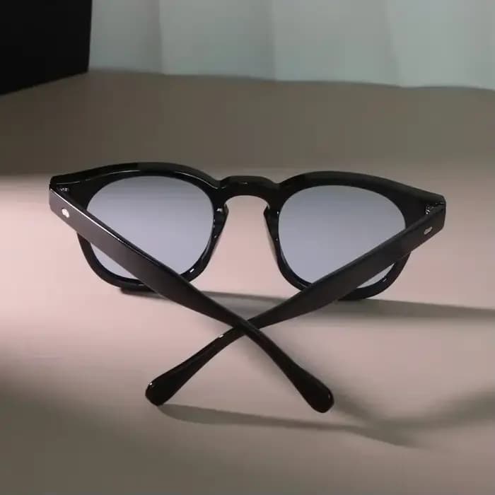 Lunettes De soleil rondes élégantes femmes hommes Vintage marque miroir lentille