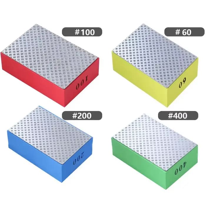 Carrelage de verre pierre coupe effondrement porcelaine outil de coupe polissage ébavurage lingette conseil diamant diamant lingette à main outil manuel