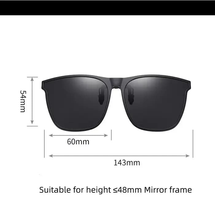 Lunettes de soleil polarisées à Clip