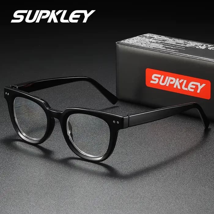 SUPKLEY Lunettes de lecture unisexes de haute qualité avec montures ovales