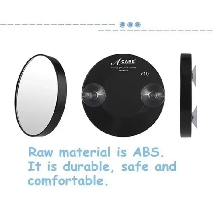 Miroir grossissant 5X/10X/15X – Le miroir de maquillage parfait pour une application détaillée!