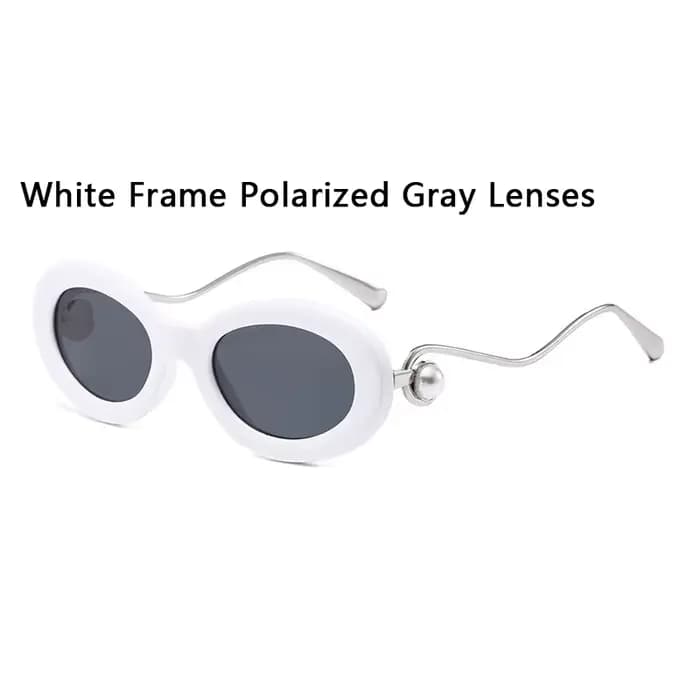 Nouvelles Lunettes de Soleil Ovale Tendance Vintage Polarisées pour Femmes et Hommes