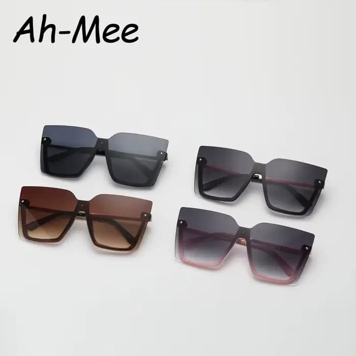 Randonnée surdimensionné carré Anti lumière lunettes femmes Vintage nuances marque concepteur grandes