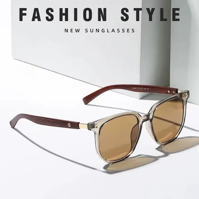 Lunettes de soleil classiques marron