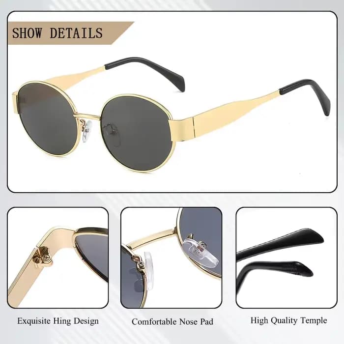 Lunettes de soleil rétro pour femmes