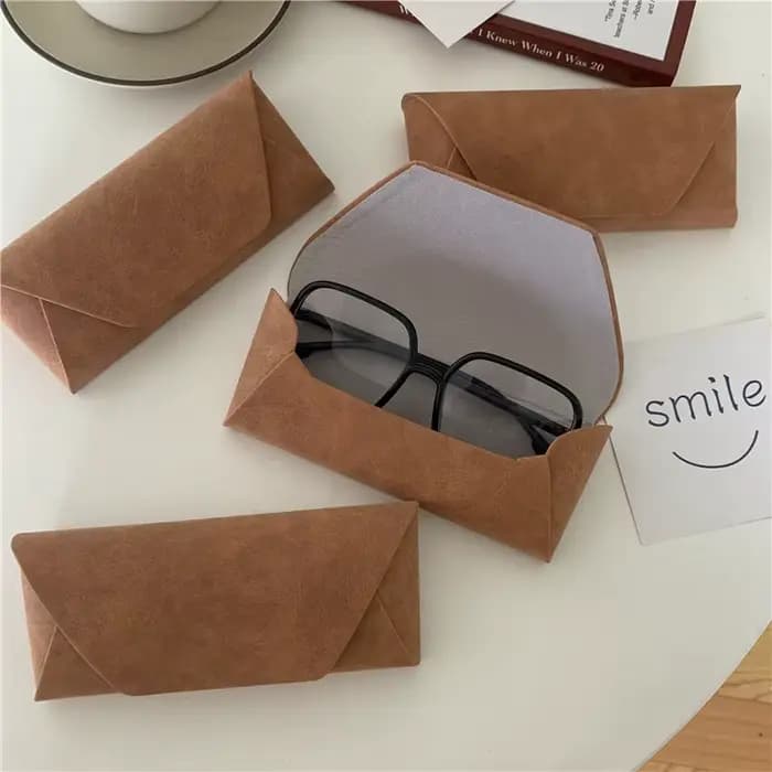 Juste en cuir PU pour lunettes de soleil pour hommes et femmes