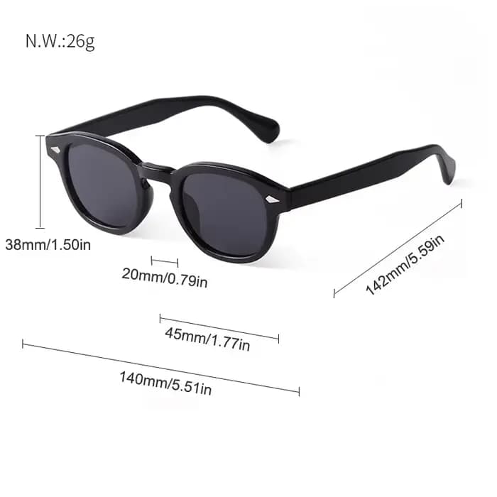 Histoire Vintage Rivet écaille de tortue ronde lunettes de soleil femmes hommes 2022 marque Design rétro jaune bleu