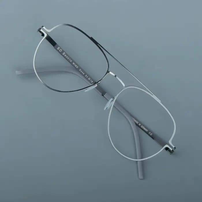 Allemagne sans vis hommes femmes lunettes cadre grand pilote ovale
