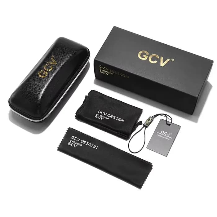 GCV Double couche lentille amovible lunettes de soleil