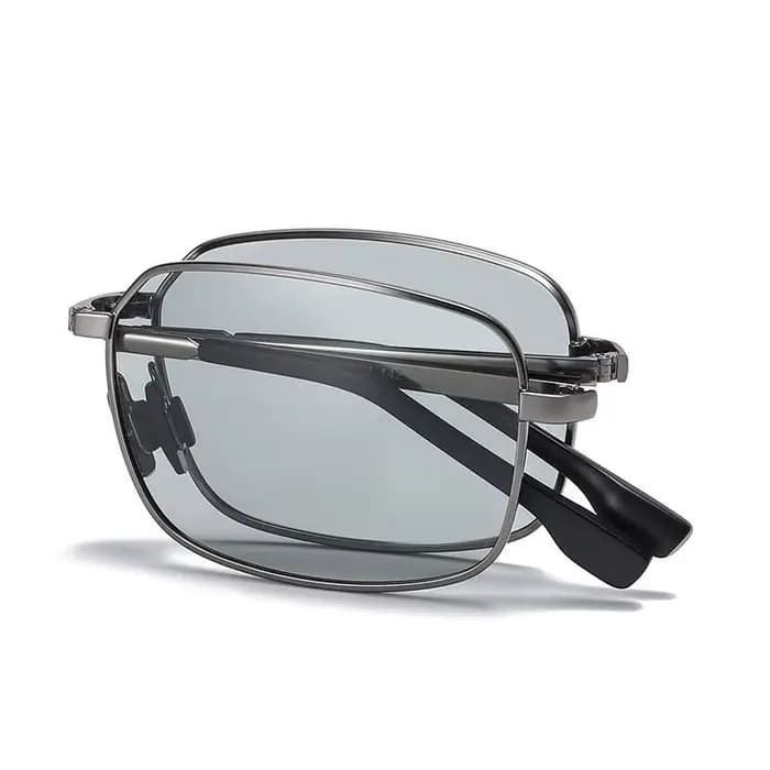 Lunettes de soleil pliantes à changement de couleur