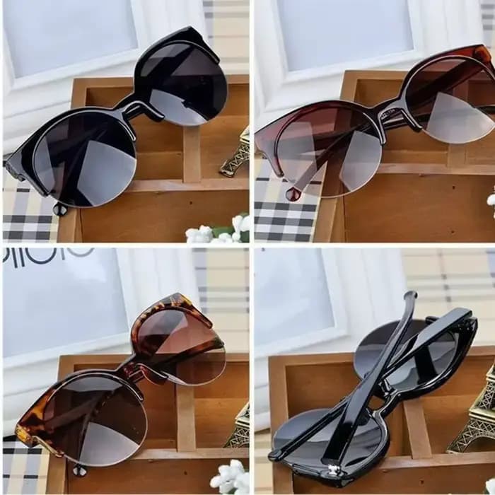 Lunettes de soleil œil de chat rétro vintage pour femmes