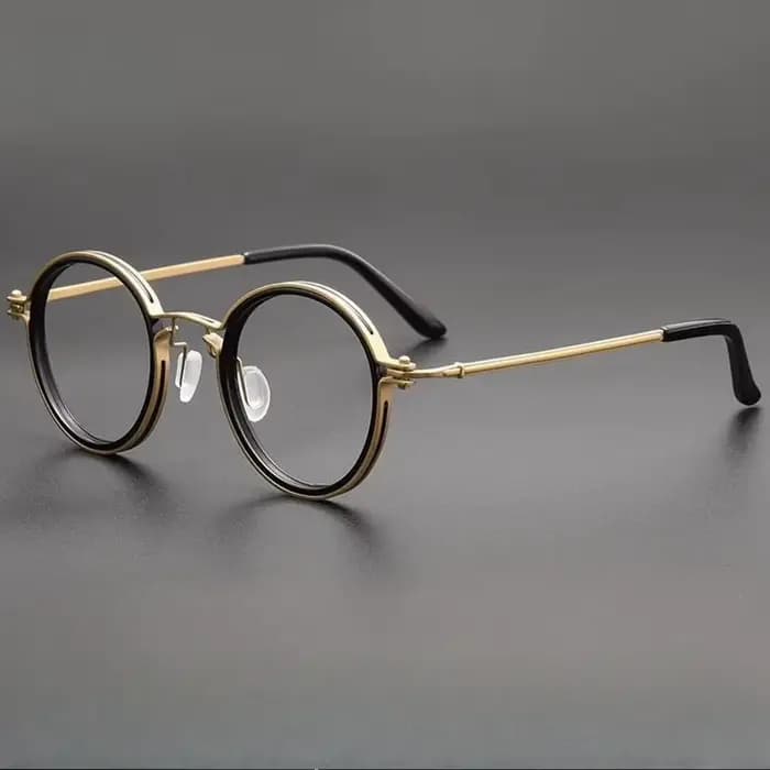 Monture de lunettes ronde classique pour hommes