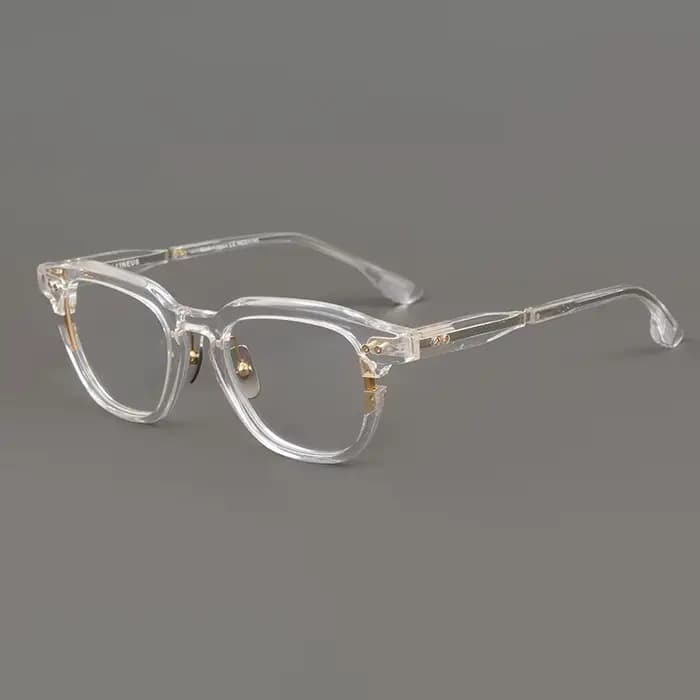 Lunettes carrées en acétate faites à la main pour hommes et femmes