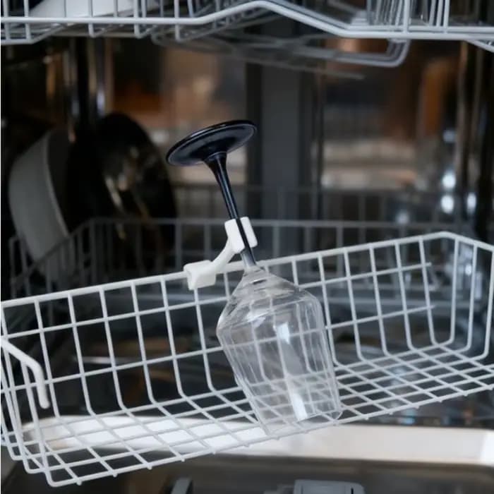 Support à verres à vin 4/8 pièces, support à verres à vin compatible lave-vaisselle, support à verres à vin résistant à la chaleur, porte-verres à vin, clip de fixation pour ustensiles de cuisine