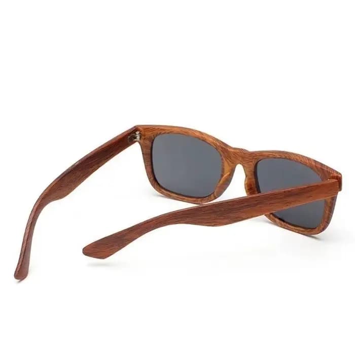 Lunettes de soleil rétro en bambou pour femmes