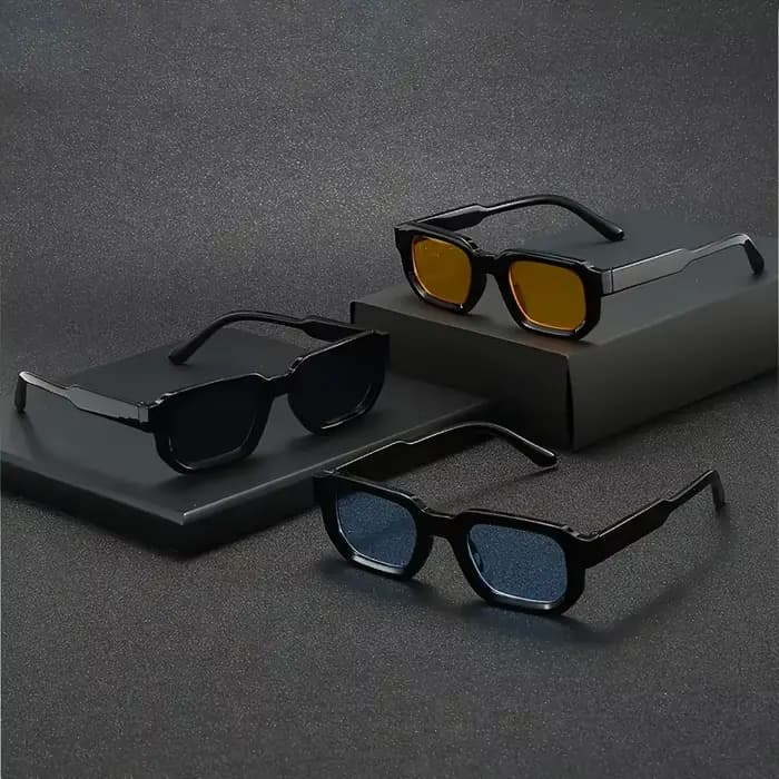2/3 paires de lunettes de mode futuristes